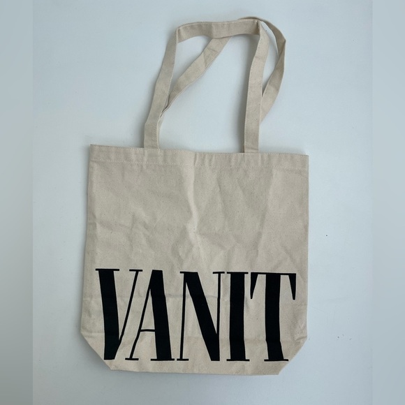 Vanity Fair Reusable Cotton Canvas Shopping Grocery Bag Tote - Picture 1 of 5